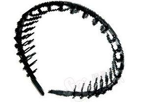 Karina黑色带齿发箍