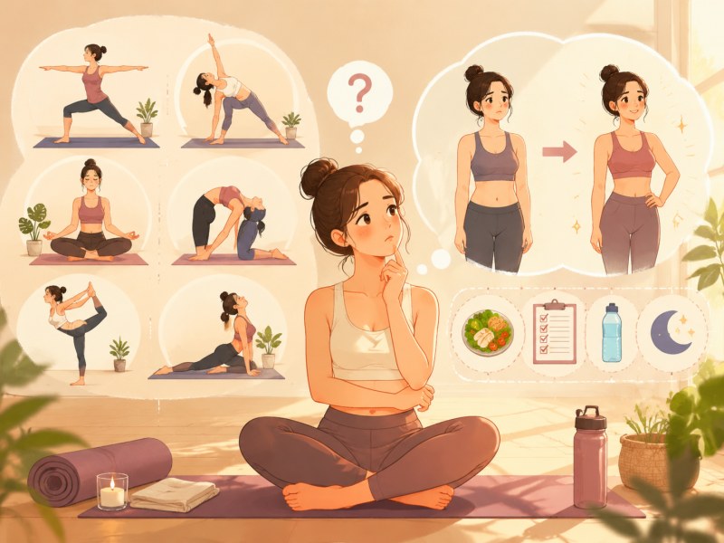 为什么别人练瑜伽瘦得快,我练了三个月没变化?原因是什么?