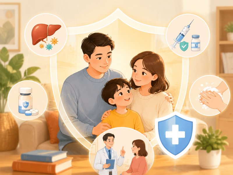 家人有乙肝我打完疫苗就安全了吗，还需要注意什么