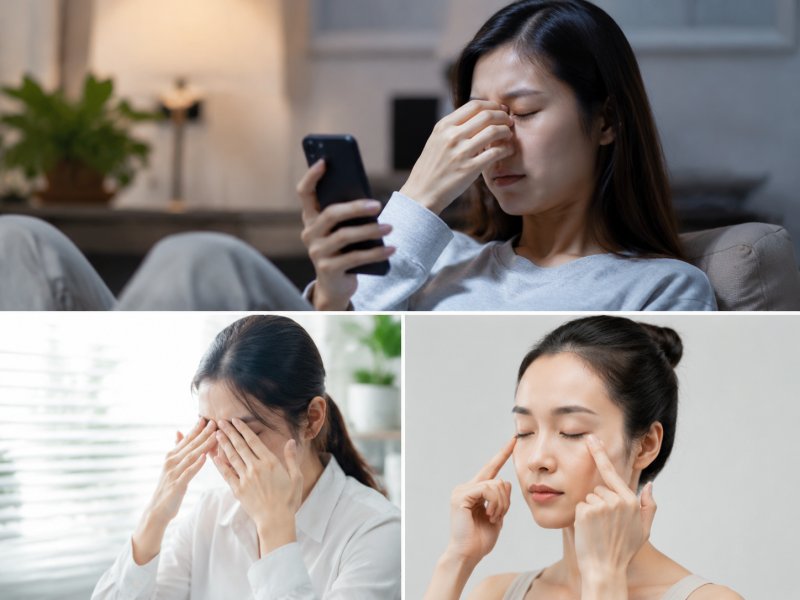 每天看手机超过6小时会不会得干眼症？眼睛干涩流泪按哪个穴位能缓解