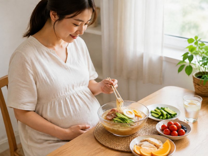 孕妇夏天嘴馋想吃冷面,到底行不行?选什么汤底和配菜对宝宝更稳妥