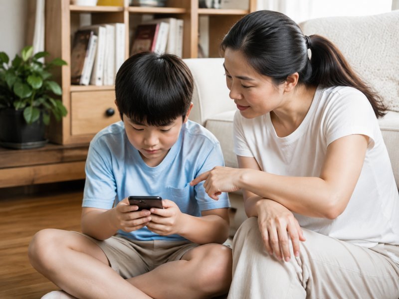孩子整天低头玩手机,家长怎么帮他避免社交能力退化