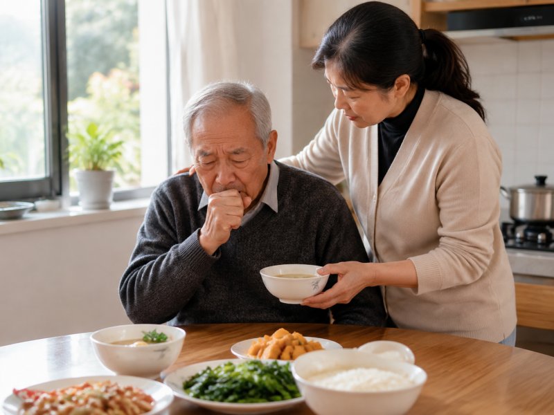 家里有老人得了支气管炎,日常饮食上要注意什么?能不能吃辣