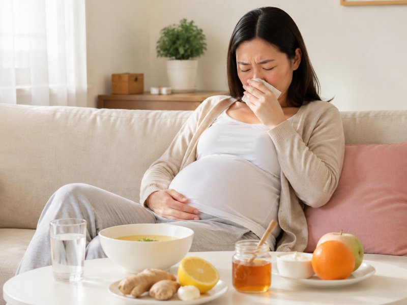 孕妇感冒了能不能吃药?吃这些食物安全又有效