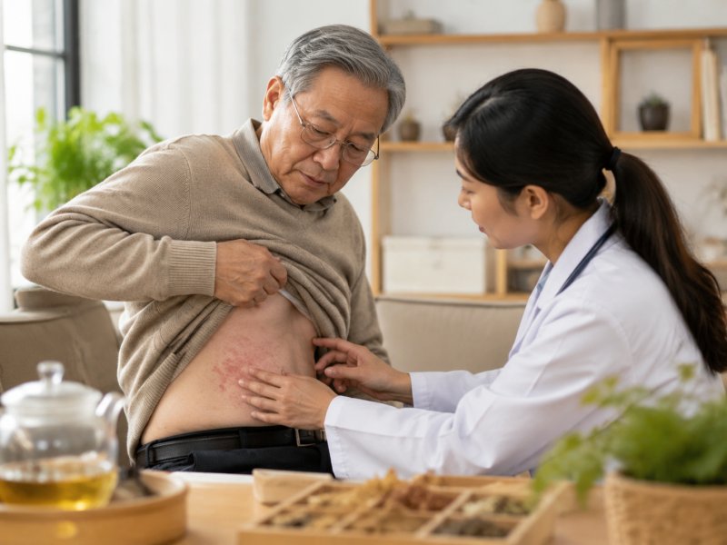 老年人得了带状疱疹怎么治疗?龙胆泻肝汤适合吗?