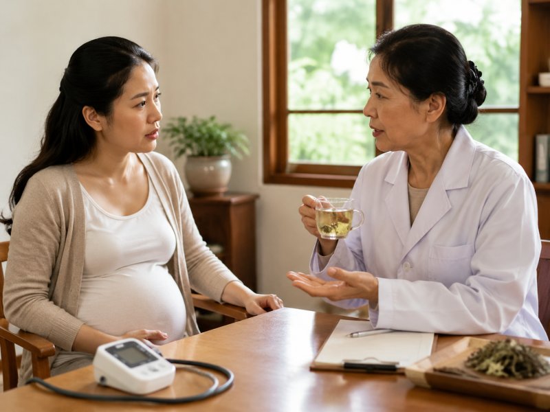 孕妇血压偏高,能不能喝钩藤茶来辅助调理?