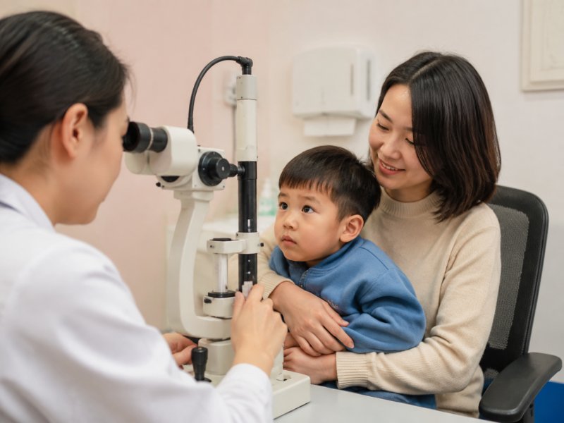 要带孩子去做眼底检查了怎么安抚他,检查前要不要禁食或者做其他准备
