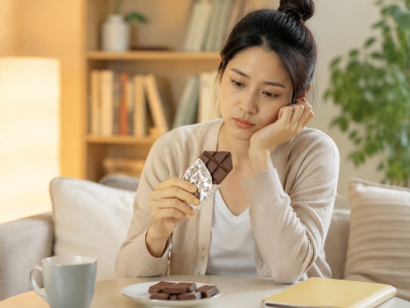 经期前后情绪低落,要不要多吃点巧克力?女性吃哪种更合适