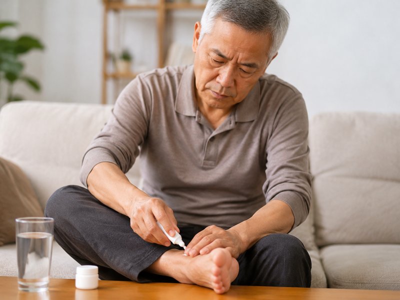 糖尿病患者得了足癣能不能用普通药膏