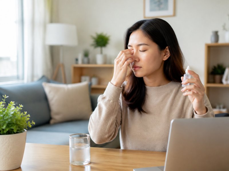 干眼症患者日常怎么护理眼睛？要不要用眼药水
