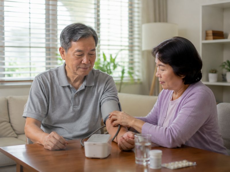 家里老人有糖尿病又有高血压，日常护理该怎么照顾？多久测一次血压最准？