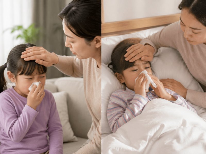 孩子过敏性鼻炎和感冒症状很像,如何快速区分避免误诊误治?