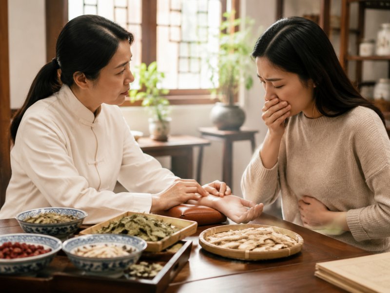 使用僵蚕治疗期间，出现恶心反胃该怎么办？要不要停药？