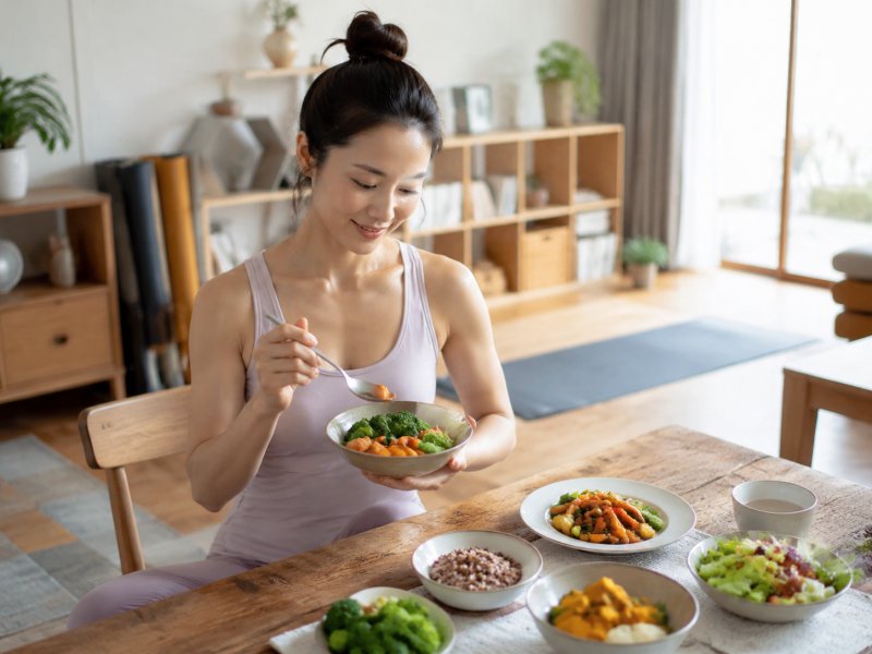 练瑜伽要不要搭配饮食调理？李晓钟的日常食谱揭秘