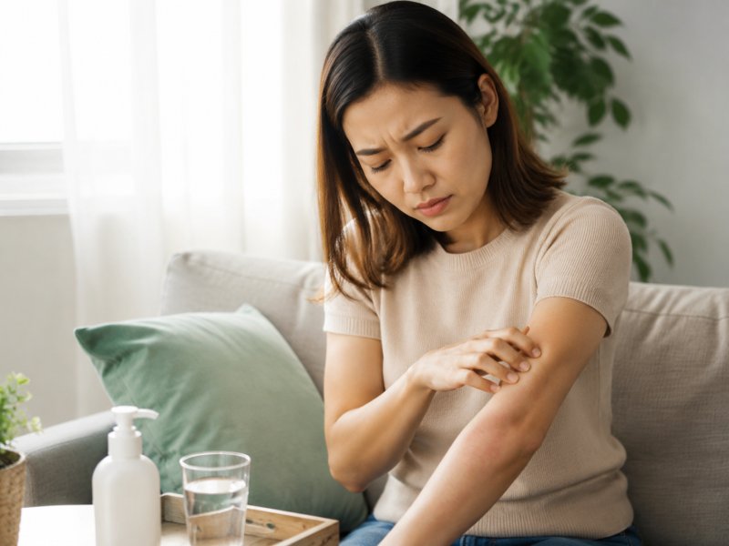 慢性荨麻疹发作时如何快速止痒并做好日常护理？