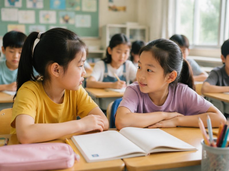 场景:问“先天性心脏病儿童在学校里,心理行为问题会不会被同学歧视?”
