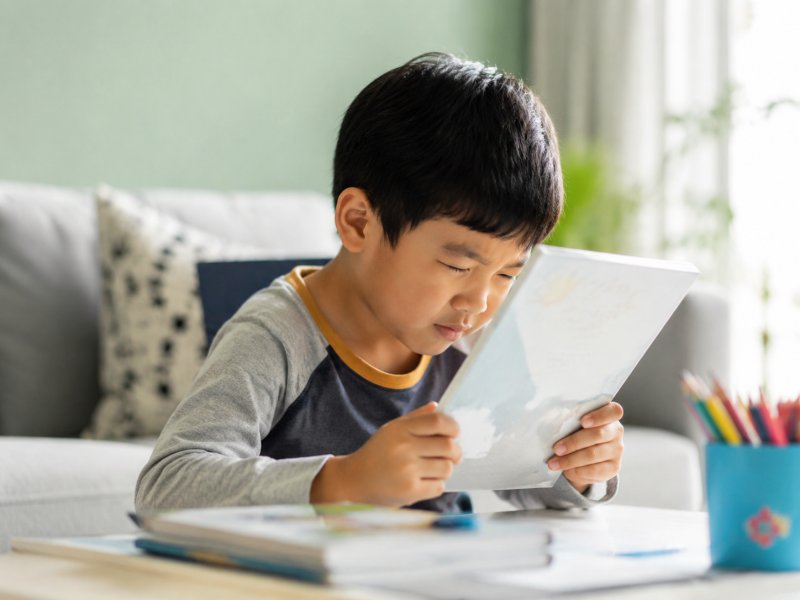 弱视孩子看东西会不会有歪头眯眼或凑很近的症状?