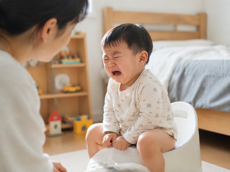 孩子每次拉大便都哭闹喊疼,怎么办?是不是肛裂的信号?该怎么护理?
