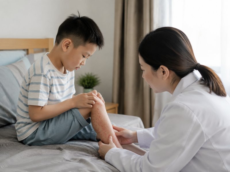 孩子确诊过敏性紫斑,要不要用激素治疗?有没有副作用?