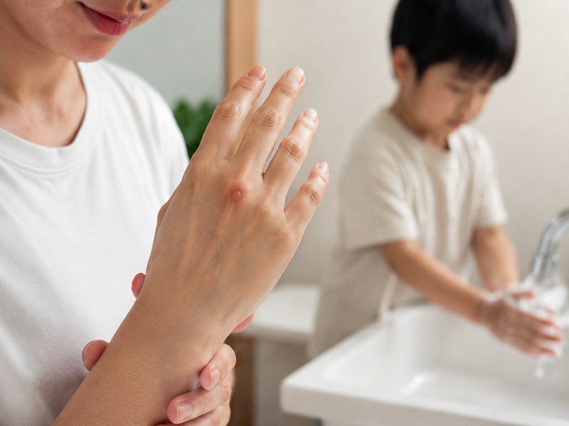 手上的疣会不会传染给家人?日常接触要注意什么