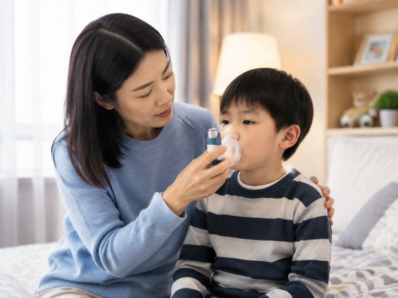 孩子秋季哮喘发作怎么办?家长如何正确护理?