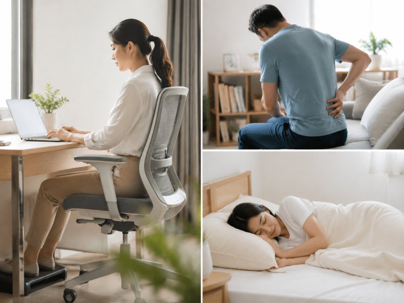 怎么预防腰椎间盘突出？日常坐姿和睡姿有什么讲究？
