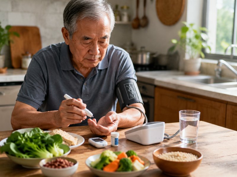 糖友血压和血糖双双偏高怎么办？日常饮食上能不能通过调整来改善