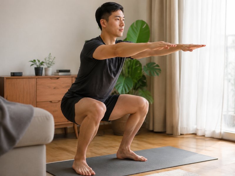 居家练腿怎么做到位?不靠器械也能练出结实大腿的方法