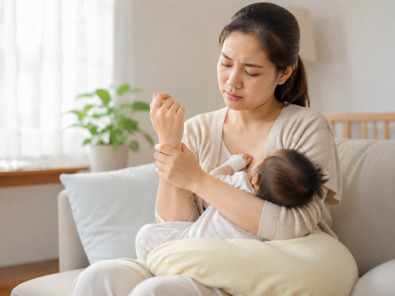 哺乳期手腕疼得厉害该怎么护理才能继续喂奶