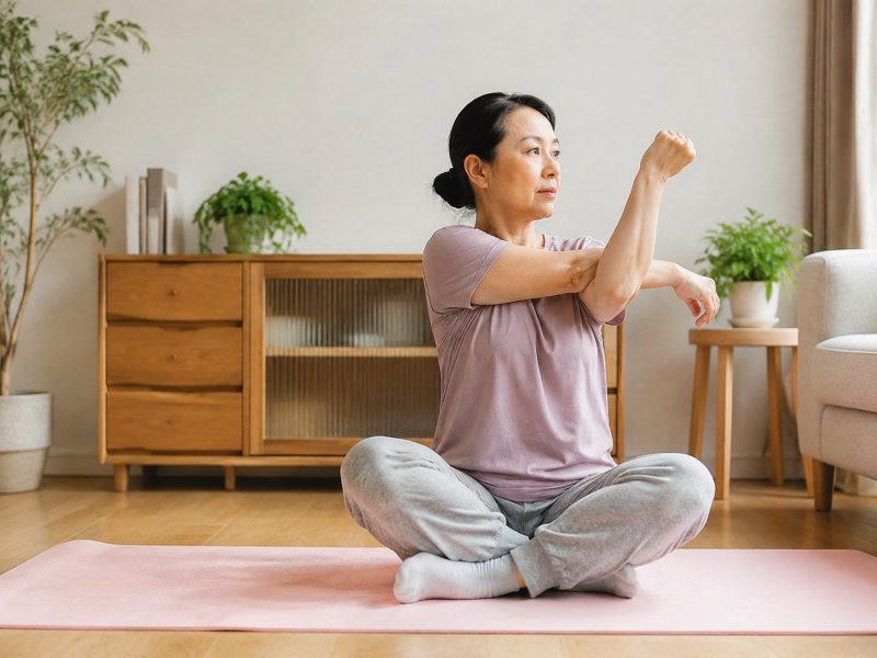 每天坚持做这3个中医导引动作，肩周炎恢复能快多久？