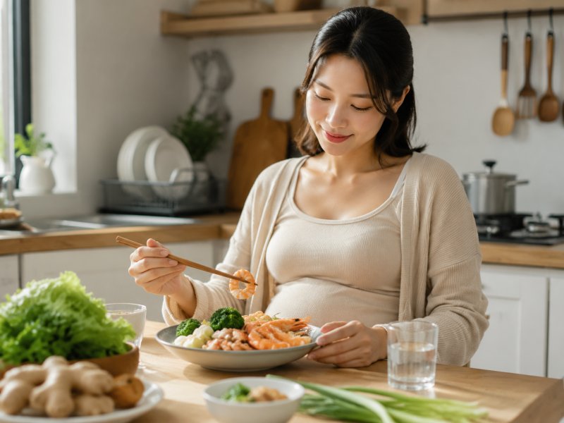 孕妇吃海鲜怎么去腥才安全，能不能用姜葱，需要注意什么