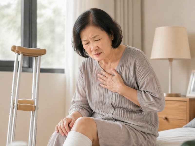 女性骨质疏松骨折后心慌胸闷，日常护理要注意什么