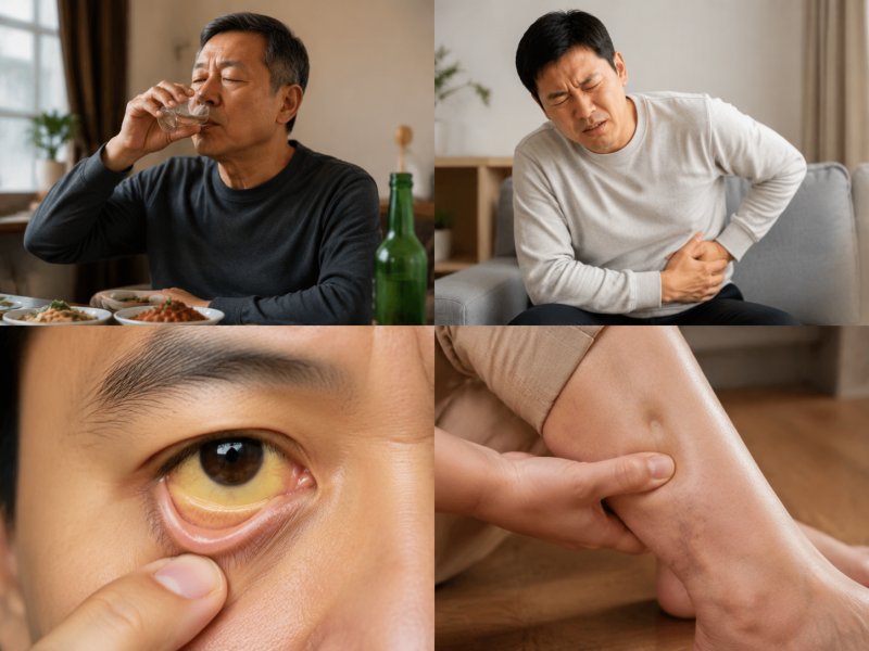 长期喝酒的人会不会得肝硬化？出现这4个信号要赶紧查肝