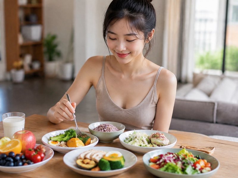 瘦弱女生上半身撑不起衣服,怎么通过饮食搭配帮助胸部发育