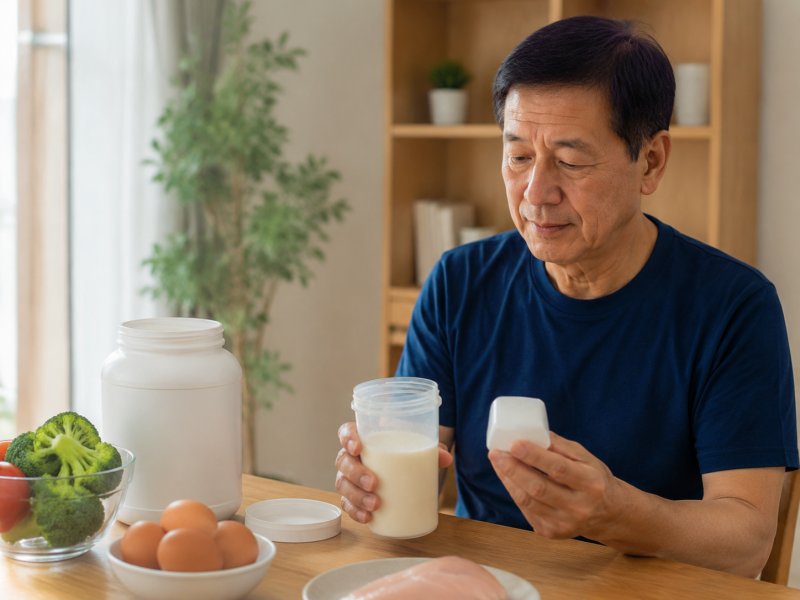肝炎患者查出肝癌后，日常饮食上能不能吃蛋白粉补营养？