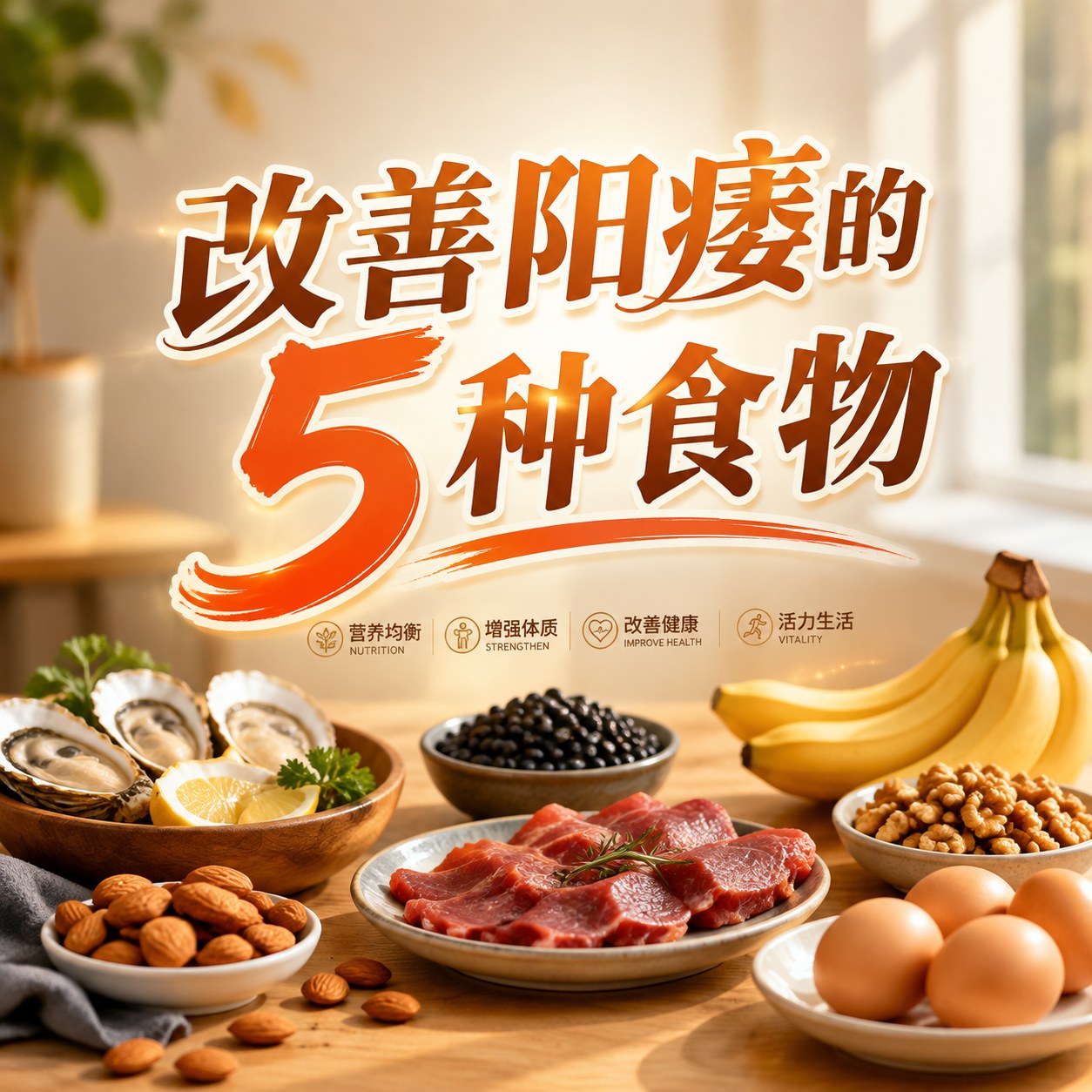吃什么能改善偶尔阳痿?推荐5种食物帮你调理