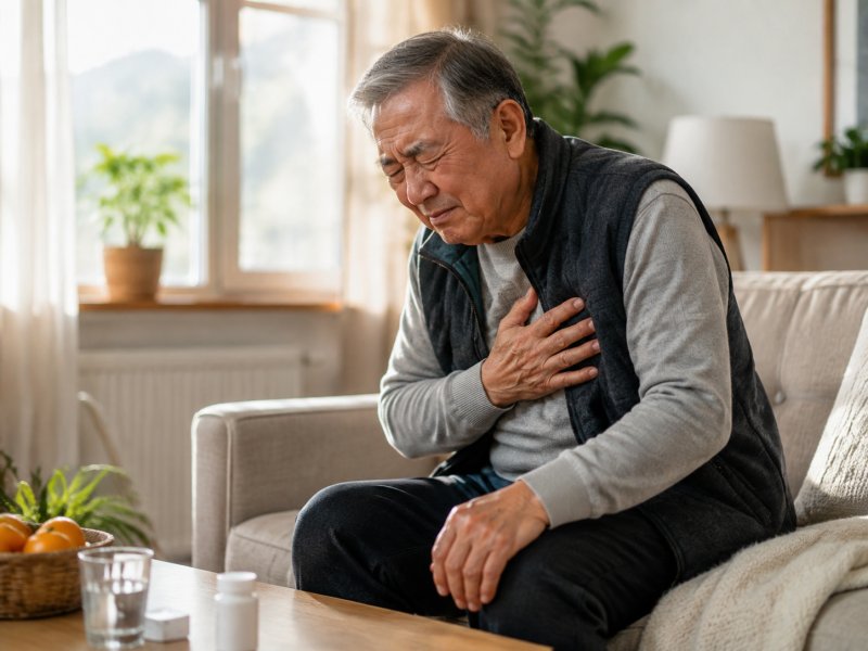 秋冬换季老人心绞痛容易加重,居家护理注意这5点能不能安全过冬