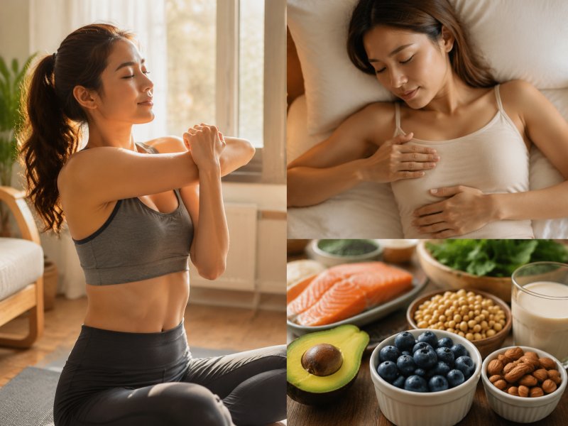 过了25岁胸部开始松弛怎么办？睡前按摩加这些食物有没有用