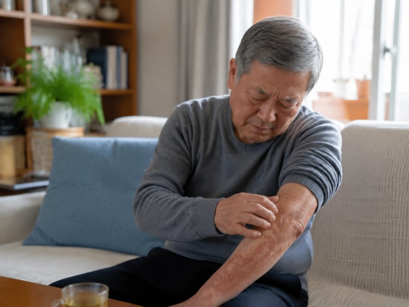 家里老人得了湿疹总说忍忍就行，拖多久不治会不会越来越重？