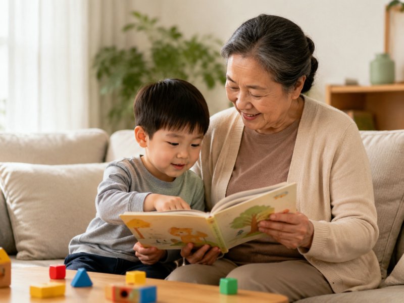 老人带娃时孩子总念叨妈妈,用什么方法能让他安心等妈妈回来?