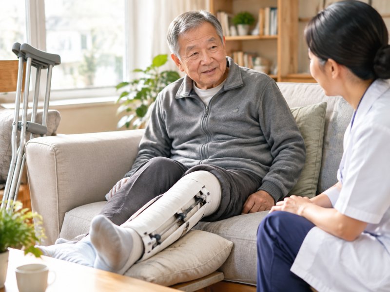 老人胫腓骨骨折做内固定风险大不大,保守治疗会不会更安全?