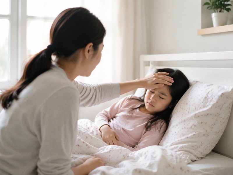 孩子天天上学前喊肚子疼,是不是学校恐怖症的症状?家长要不要先请假
