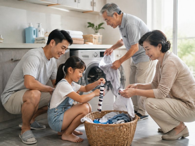 家里有小孩和老人，脚癣患者能不能共用洗衣机洗袜子？会不会传染？